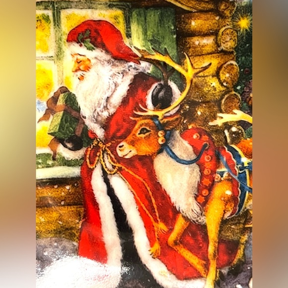 Set of 2 COFFEE ME Porcelain Saucers by Aramco Imports - Picture 3 of 6